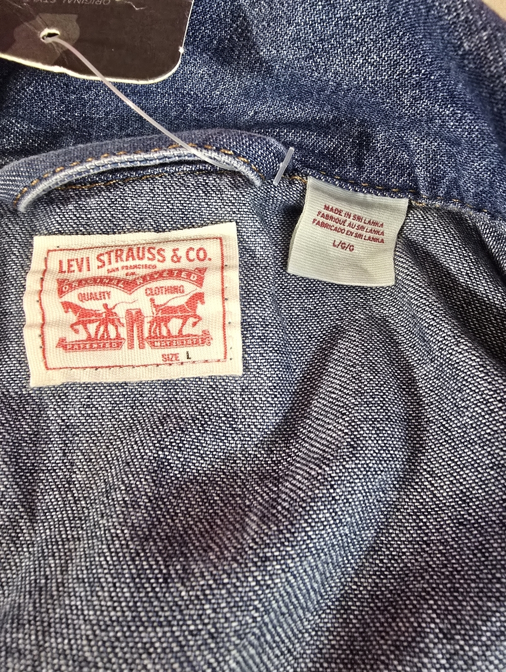 Levi's Women's Blue Denim Standard Fit One-Piece Short-Sleeve Coveralls (NWT) - Picture 12 of 14